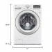 LG WM3170CW 4.3 cu. ft. High-Efficiency Front Load Washer in White, ENERGY STAR